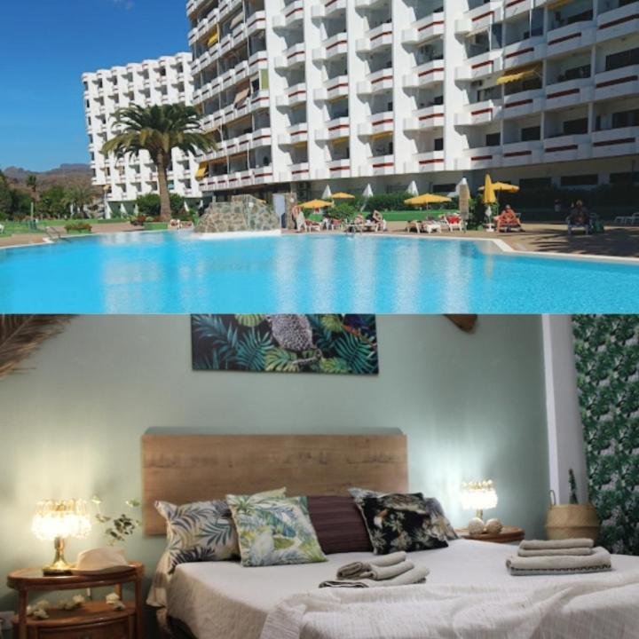 Apartamento Agaete Park Tropical Style Playa del Inglés Exterior foto