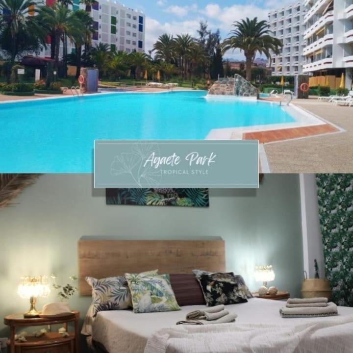 Apartamento Agaete Park Tropical Style Playa del Inglés Exterior foto