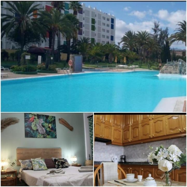 Apartamento Agaete Park Tropical Style Playa del Inglés Exterior foto